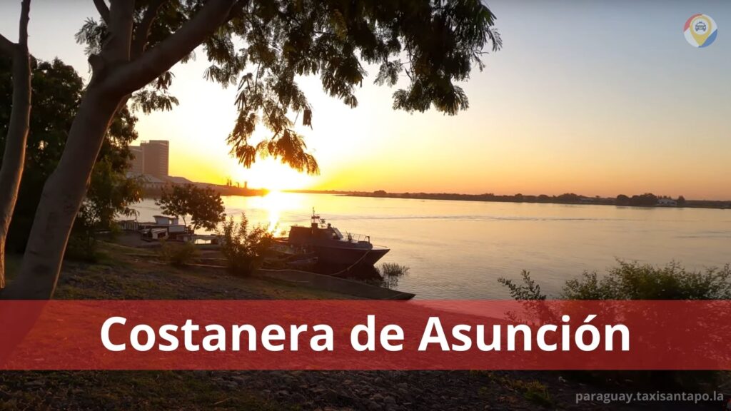 Atardecer costanera asunción