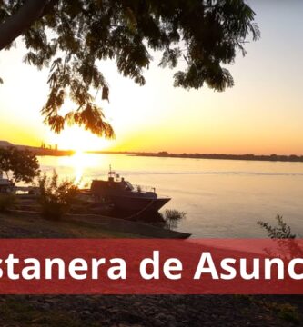 Atardecer costanera asunción